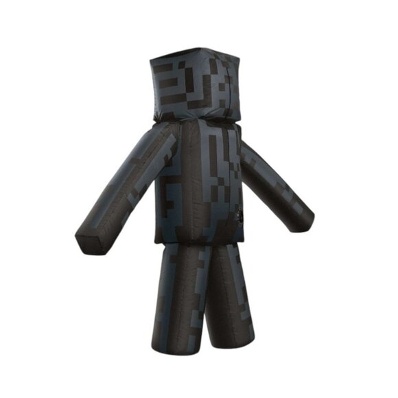 Minecraft Boys Enderman Blow-Up Halloween Costume Black One Size Cosplay Gamer - Picture 9 of 16
